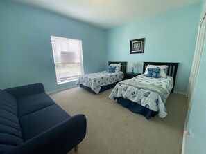 2 bedrooms, iron/ironing board, travel cot, free WiFi