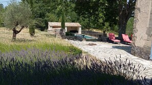 Terrace/patio - Homerez - Spacious Villa with Garden in Saignon (Saignon)