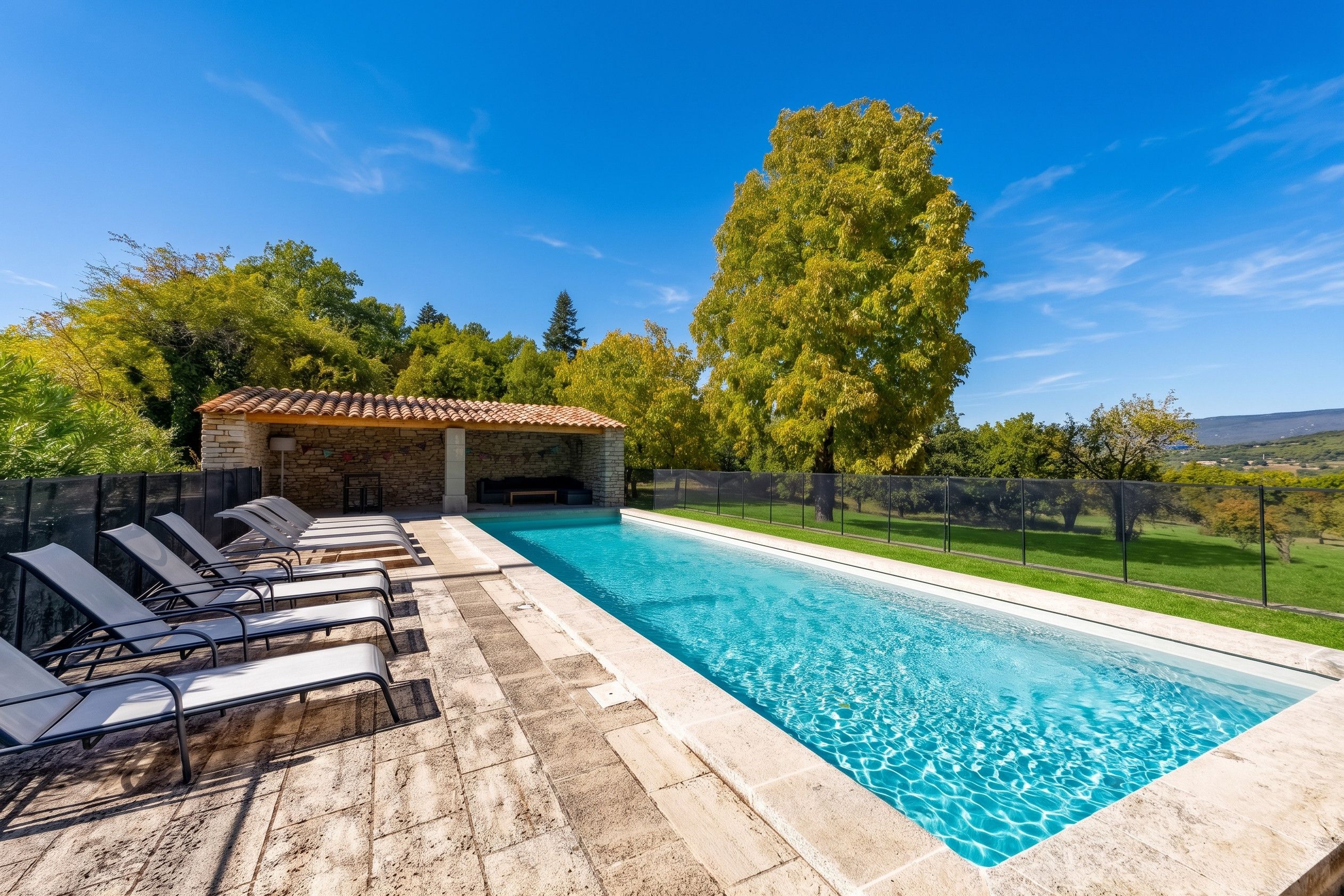 Vista a la piscina