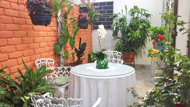 Habitación empresarial doble, Terraza, vista al jardín | Terraza o patio