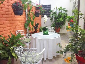 Habitación Business doble, terraza, vistas al jardín | Terraza o patio