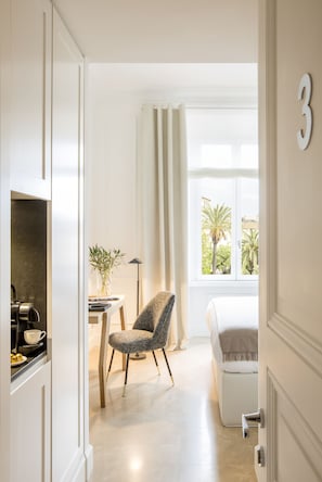 Deluxe-Doppel- oder -Zweibettzimmer, Gartenblick