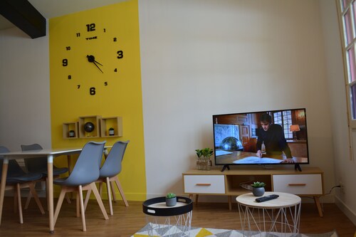 Appartement cosy dans bourg en campagne