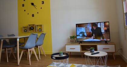 Appartement cosy dans bourg en campagne