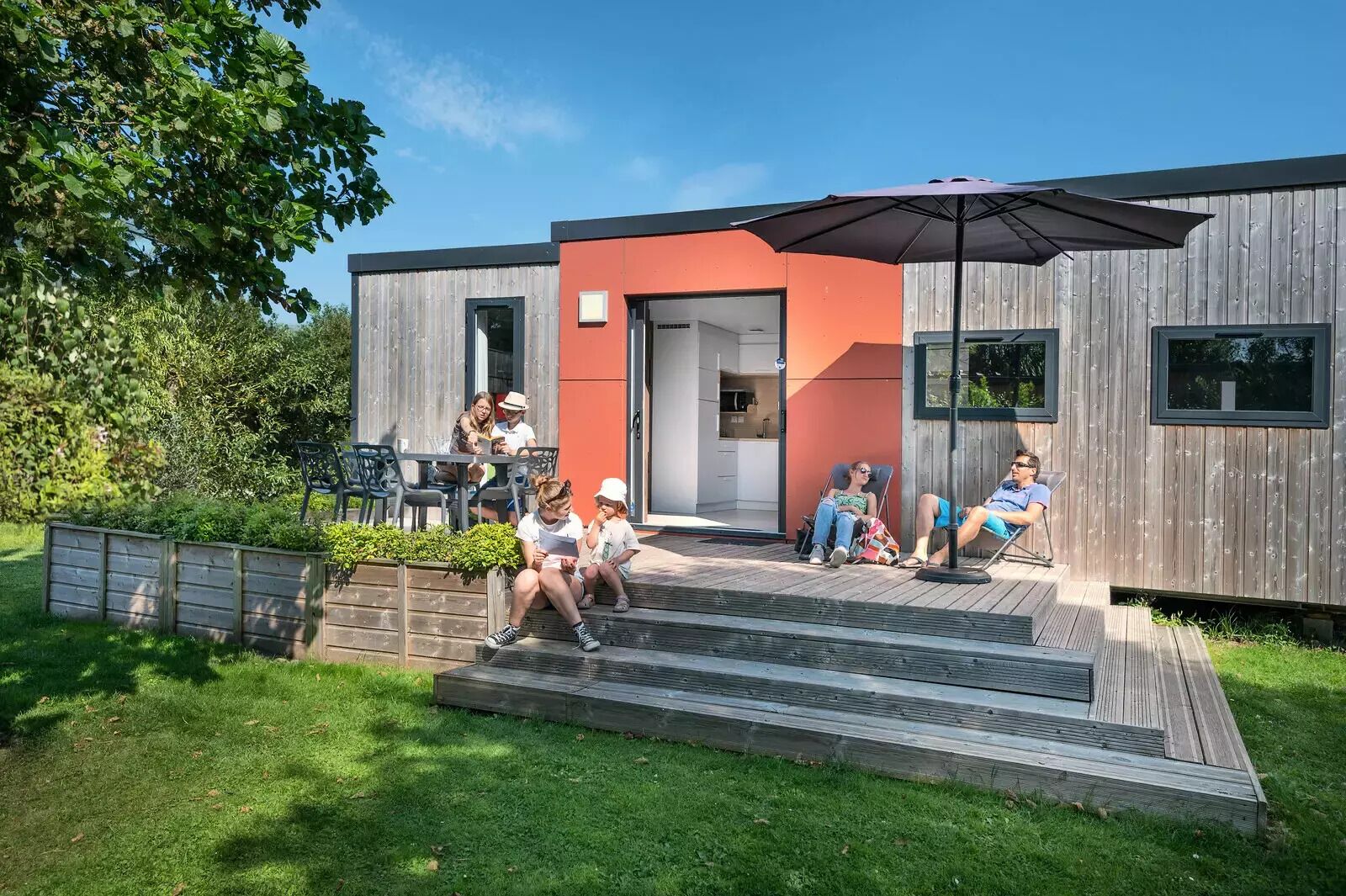 Camping Flower Les Aubépines**** - Lodge Les Voiles 3 rooms 4 persons