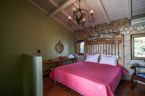 Panoramic Apartment, Sea View | In-room safe, blackout drapes, iron/ironing board, free WiFi - Agrikies Country Retreat (Trifylia)