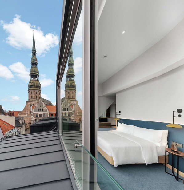 Deluxe-Zimmer, 1 King-Bett, Stadtblick