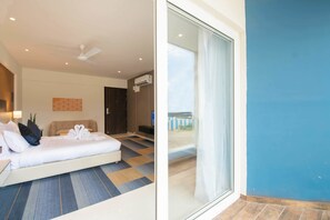 Habitación Deluxe con 2 camas individuales | Vistas del balcón