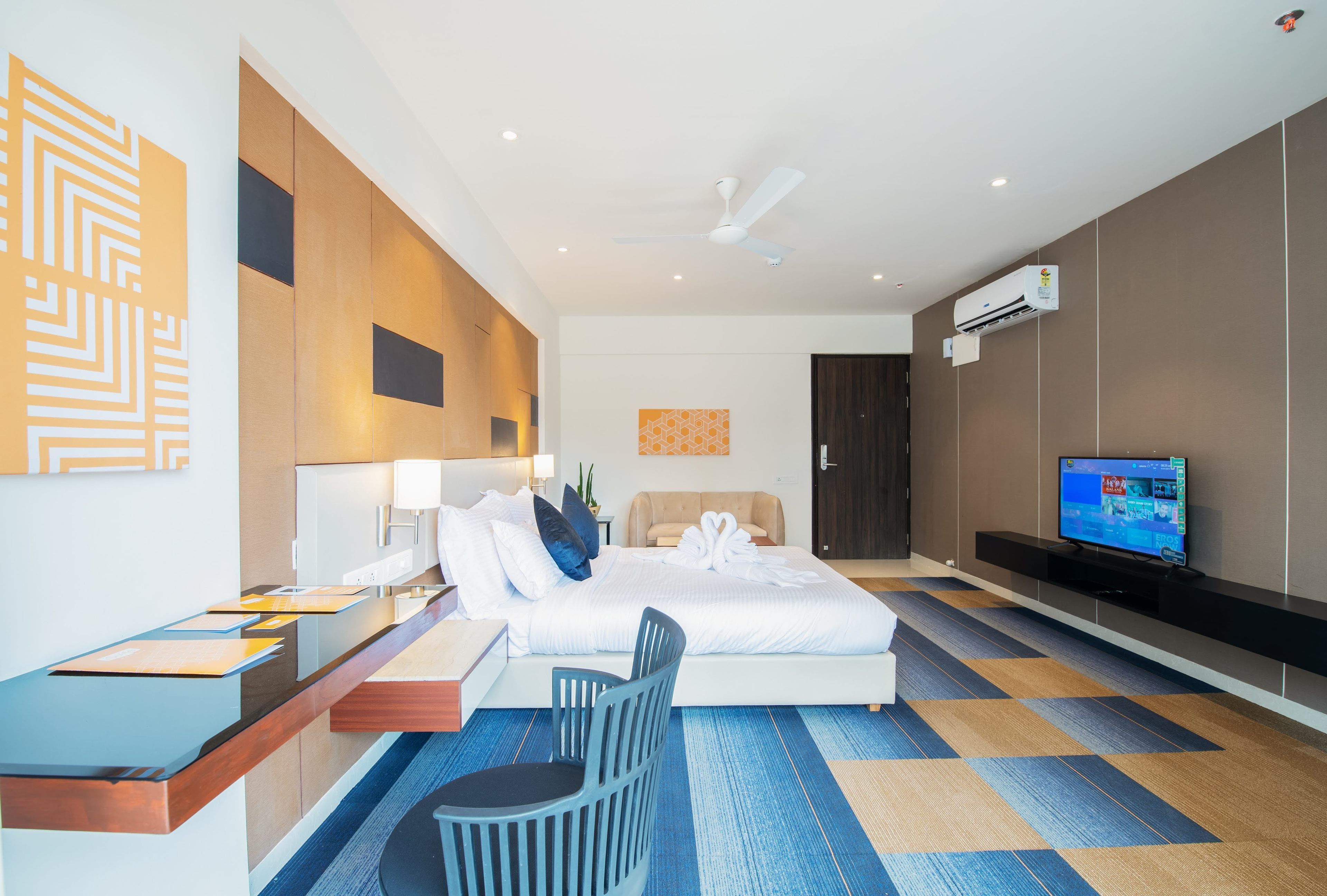 1 dormitorio, ropa de cama de alta calidad, colchones Select Comfort