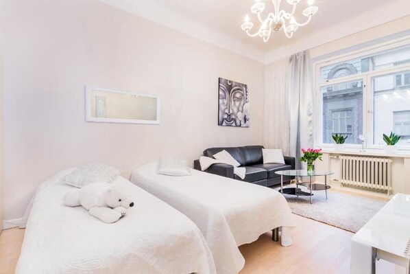 公寓, 1 间卧室 | 起居区 | 平板电视