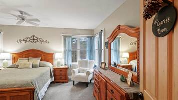1 bedroom, iron/ironing board, travel crib, WiFi