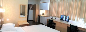 Business-Studio | 1 Schlafzimmer, hochwertige Bettwaren, Daunenbettdecken