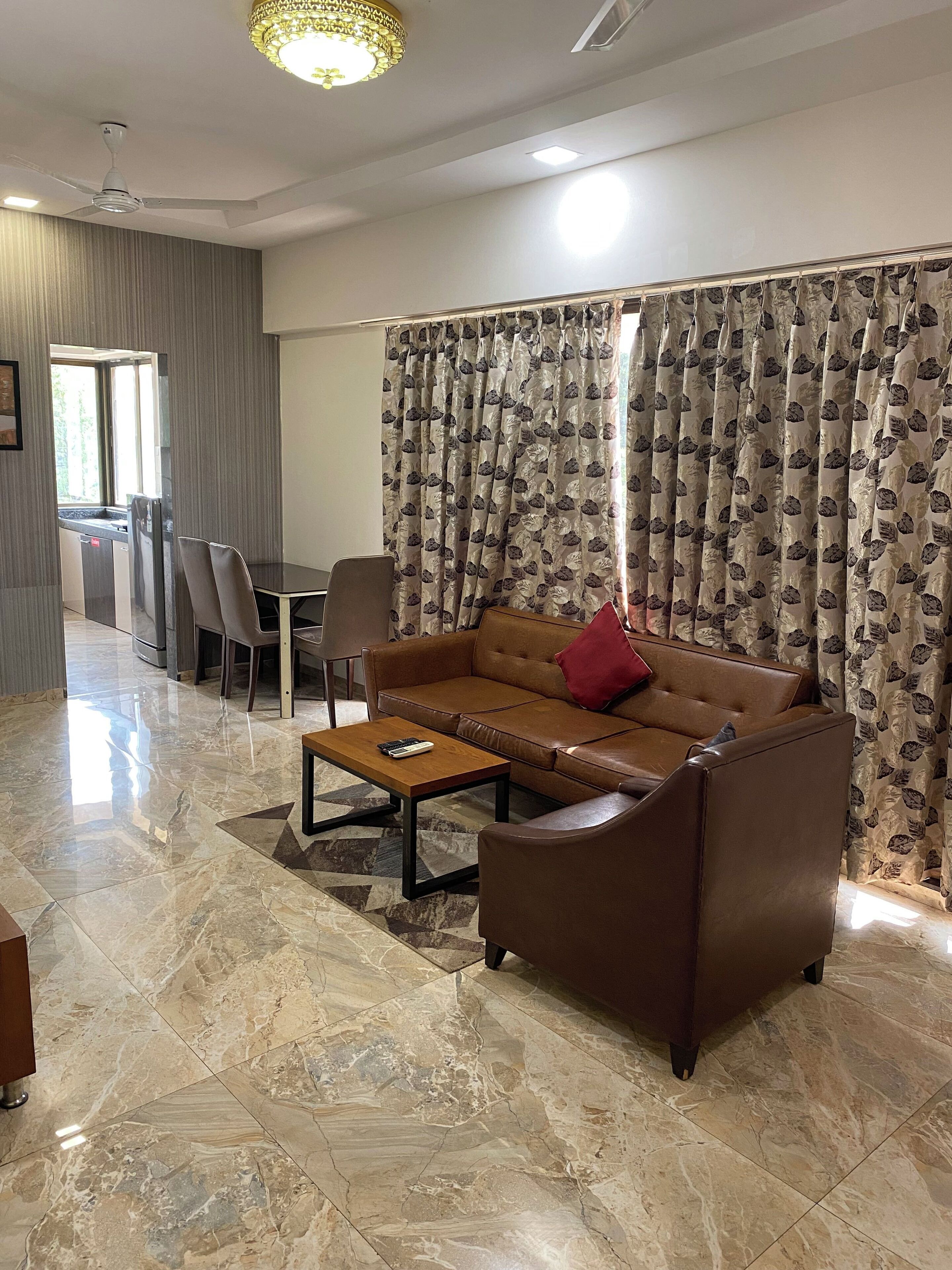 Luxury Apartment, 1 Bedroom, Accessible, City View | Living area | 32-inch LED TV with digital channels, TV