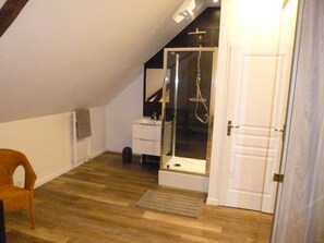 Towels, soap, shampoo, toilet paper