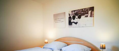 2 dormitorios, cuna de viaje, wifi