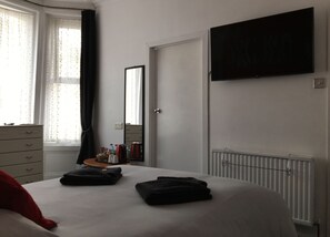 Premium bedding, memory foam beds, individually decorated