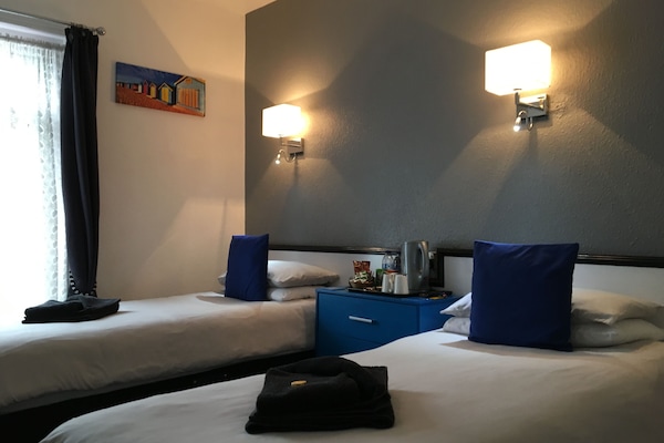 Premium bedding, memory foam beds, individually decorated