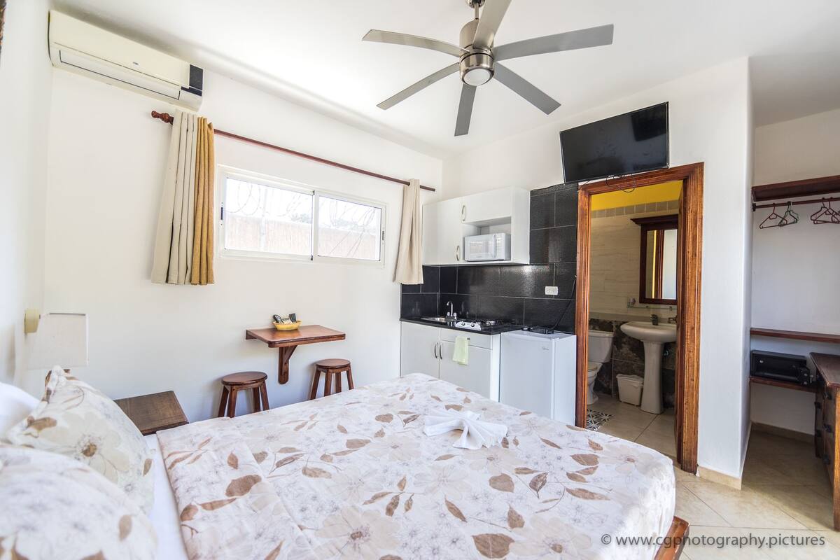 In-room safe, blackout drapes, WiFi (free), bed sheets