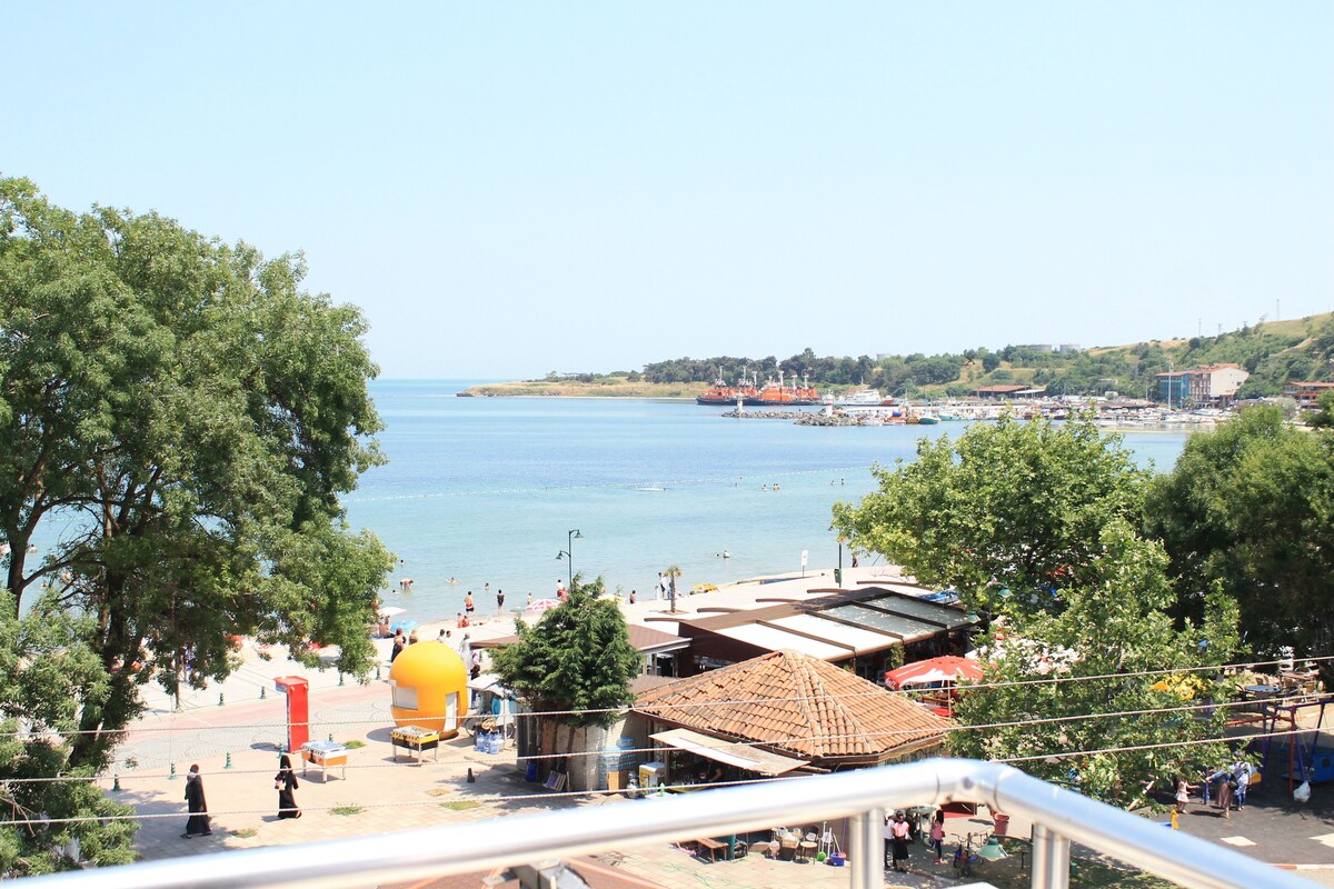 Vue sur la plage/l’océan