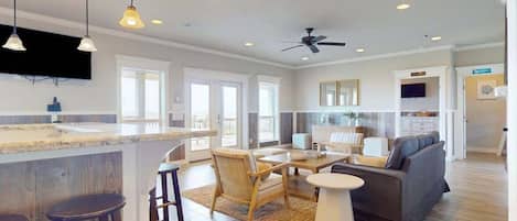 TV connectée, espaces bureaux