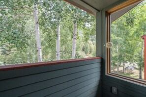 Blick von der Unterkunft
