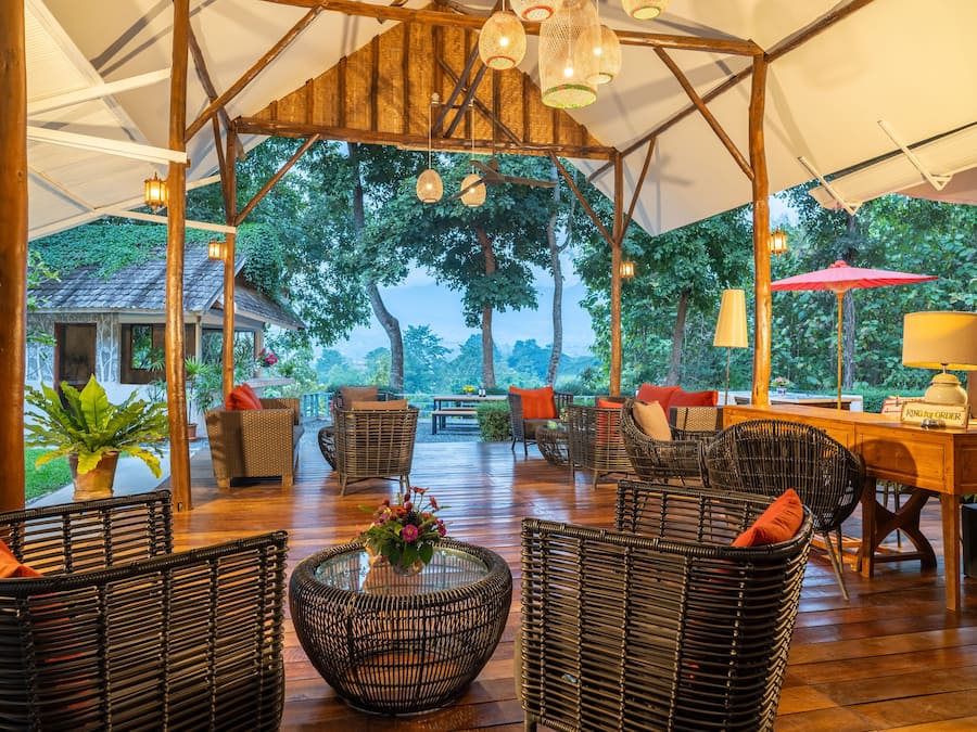 Sala de estar en el lobby