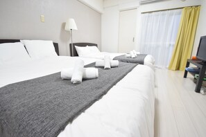 Standard Double Room (Separate) (505) | Individually decorated, individually furnished, desk, laptop workspace - Clio Court Namba East (Osaka)