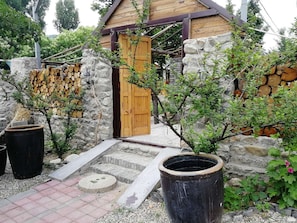 Entrada de la propiedad