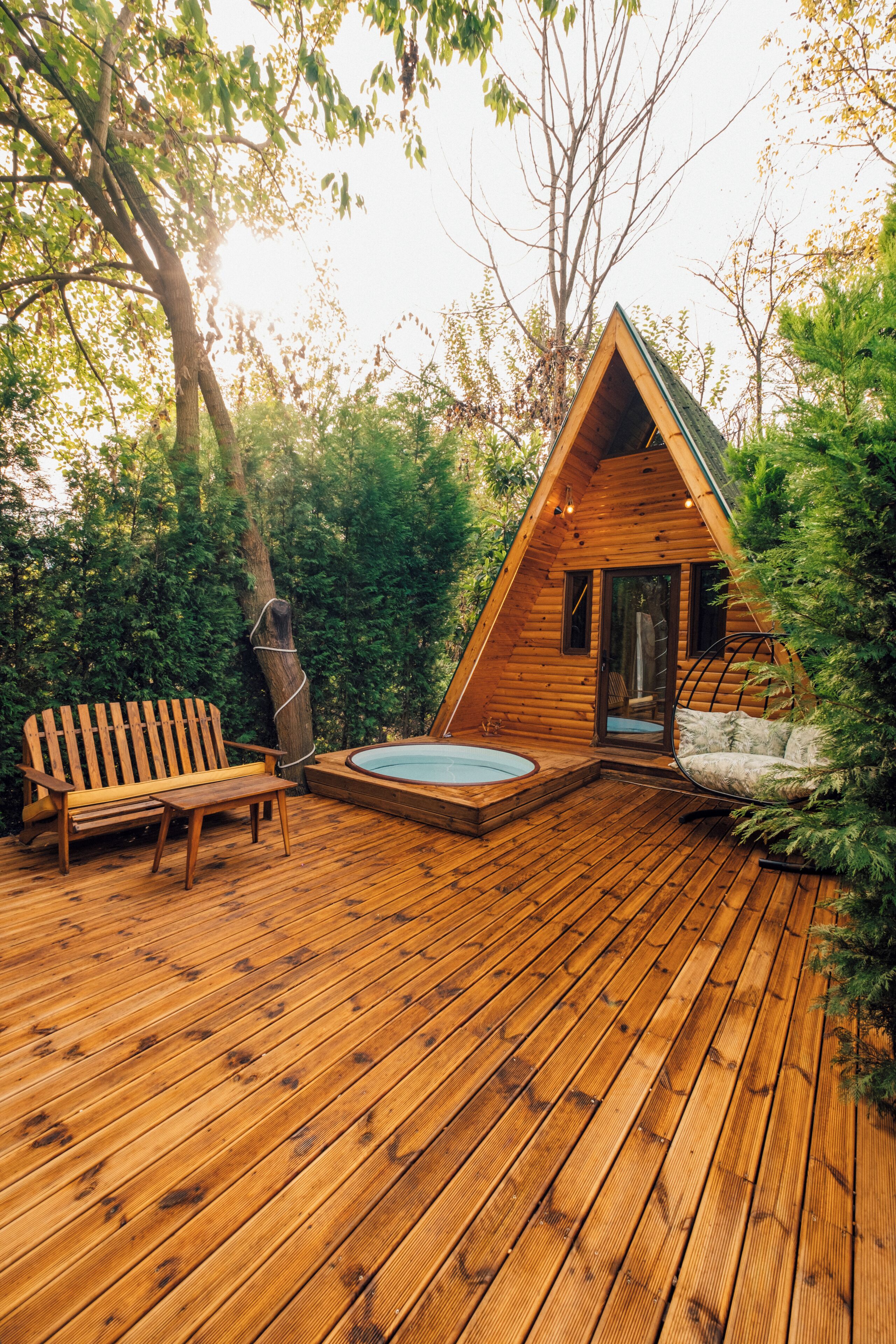 Klassiek huisje | Een minibar, individueel gedecoreerd, individueel gemeubileerd