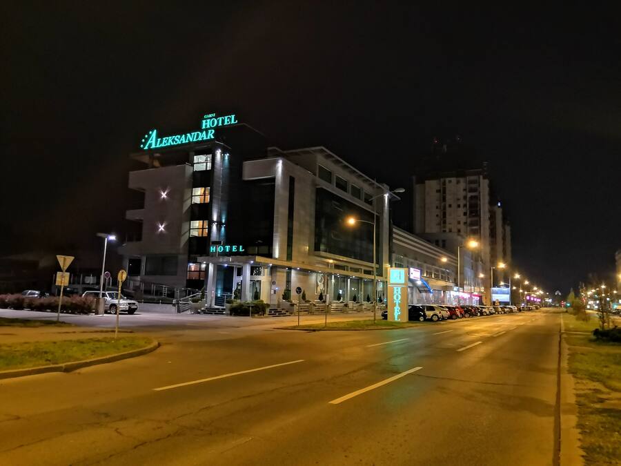 Front of property - evening/night