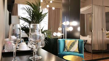 Deluxe-Doppelzimmer, 1 Schlafzimmer, eigenes Bad, Gartenblick | Ausblick vom Zimmer