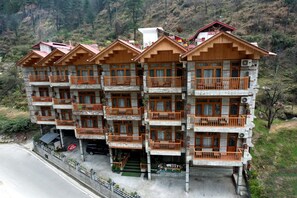 Façade de l’hébergement