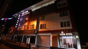 Front of property - evening/night