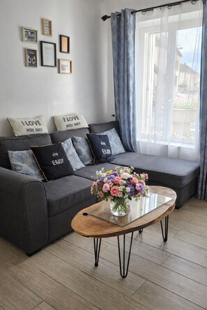 Fernseher, Bücher, Stereoanlage