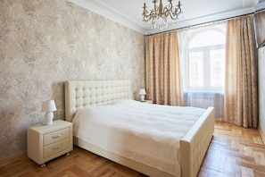 Apartment, Sauna, City View (Kirova 3) | Individually furnished, desk, soundproofing, iron/ironing board - StudioMinsk Spa Apartments in Centre (Minsk)