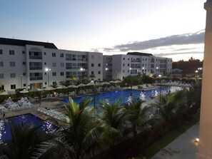 Apartment, Multiple Beds, Pool View | Balcony view - Flat Palm Village (Ipojuca)