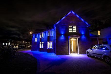 Front of property - evening/night