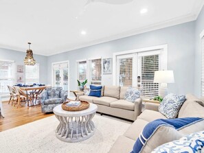 Smart TV, video games, DVD player, books