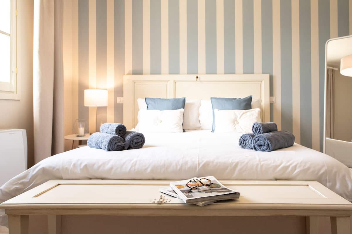 Double Room (Stefania e Enzo) | Frette Italian sheets, premium bedding, down duvets, memory-foam beds
