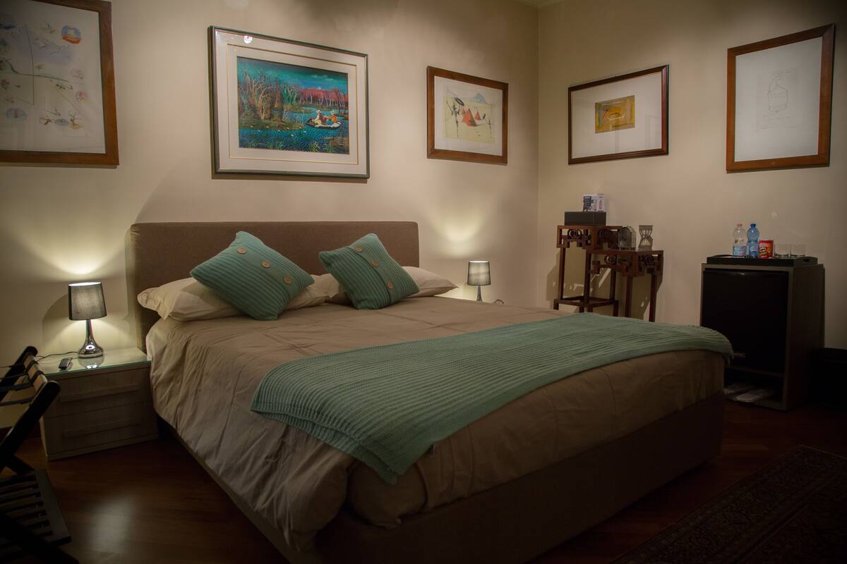 Standard Double Room, 1 Queen Bed, Shared Bathroom (205) | In-room safe, free WiFi