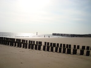 En la playa 