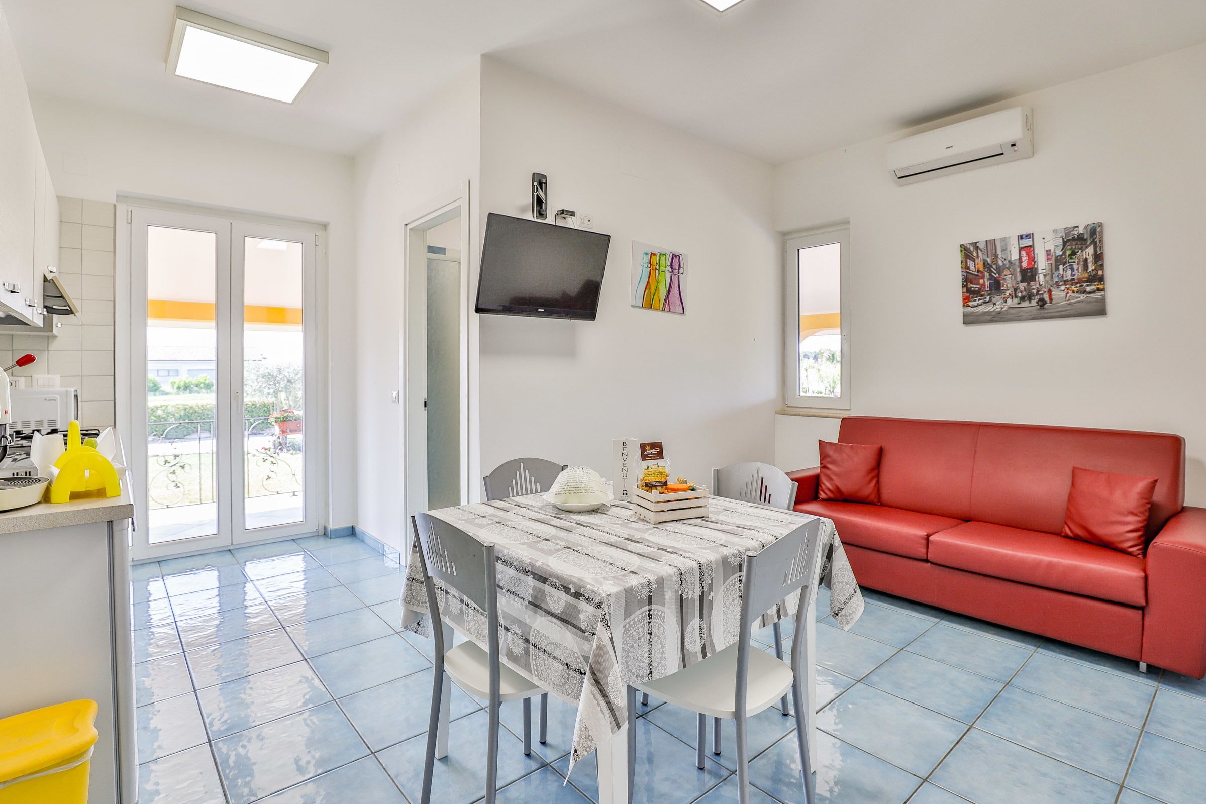 Appartamento, 1 camera da letto | Area soggiorno | TV a schermo piatto