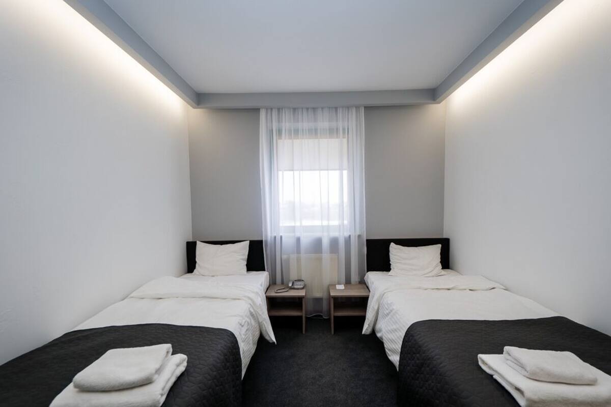 standard twin room | desk, blackout curtains, iron/ironing board, free wifi