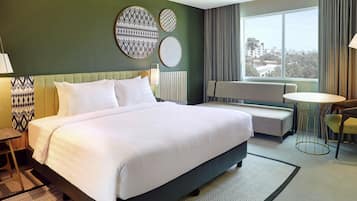 Premium bedding, in-room safe, individually decorated, desk