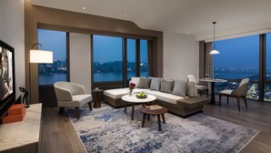 Kamar Premier, 1 kamar tidur | Ruang keluarga | TV LED, pemutar DVD, dan film tayangan perdana
