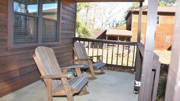 Cabaña Deluxe, 1 cama King size | Terraza o patio