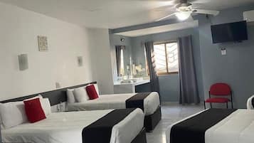 1 habitación, escritorio, wifi gratis y ropa de cama