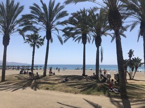 Ubicación a pie de playa y toallas de playa