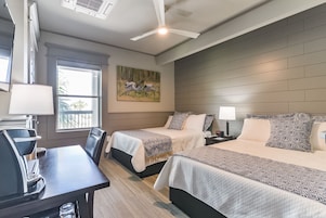 Premium bedding, memory foam beds, in-room safe, individually furnished