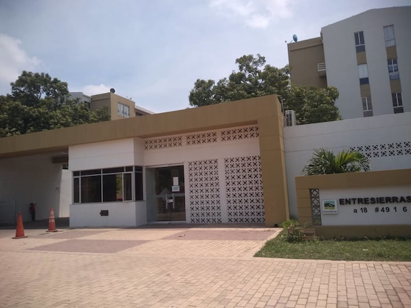 Majoituspaikan julkisivu